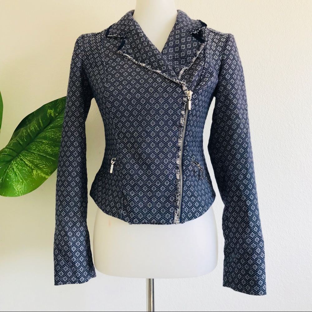 Metaphor | Tweed zipper jacket